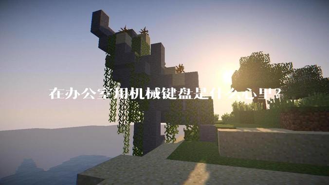 在办公室用机械键盘是什么心里？