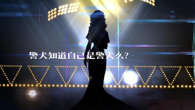 警犬知道自己是警犬么？